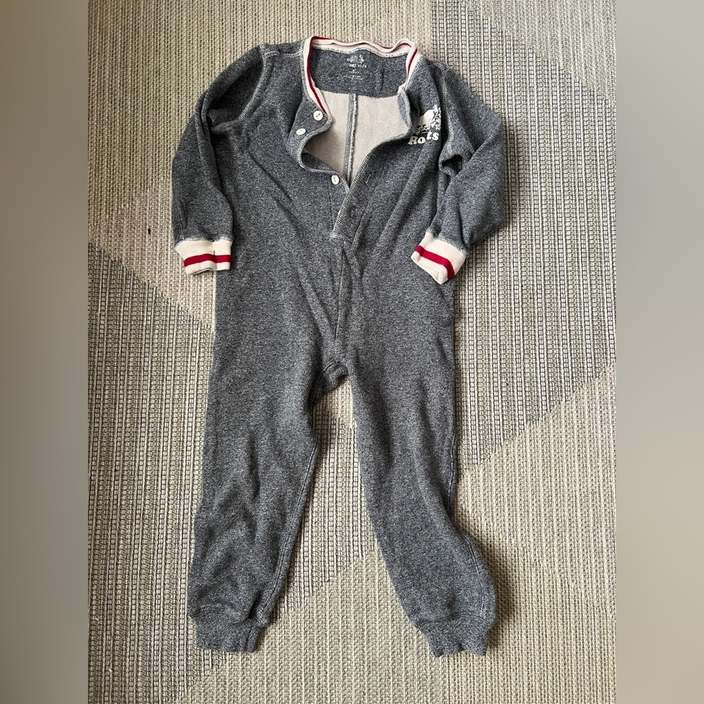 Roots Salt & Pepper Long John Kids